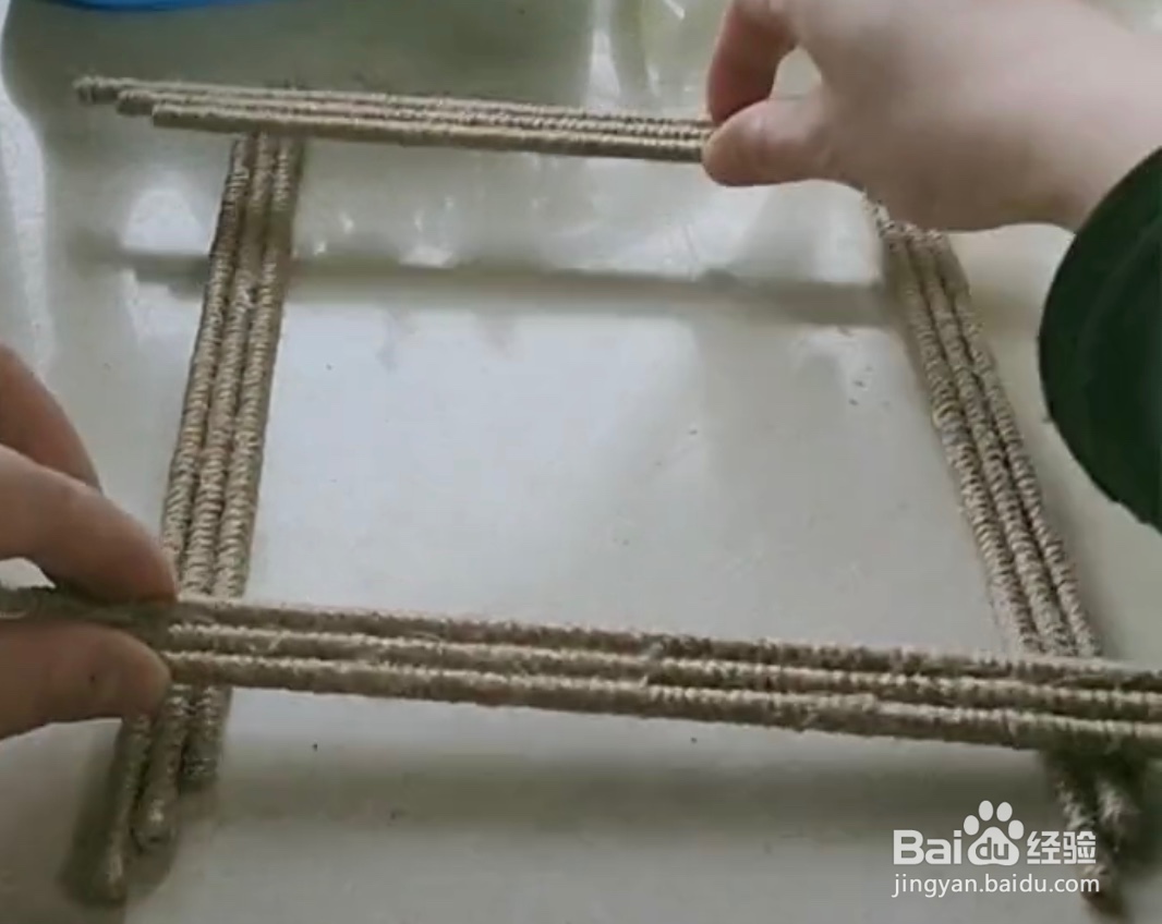 教你用麻布制作相框