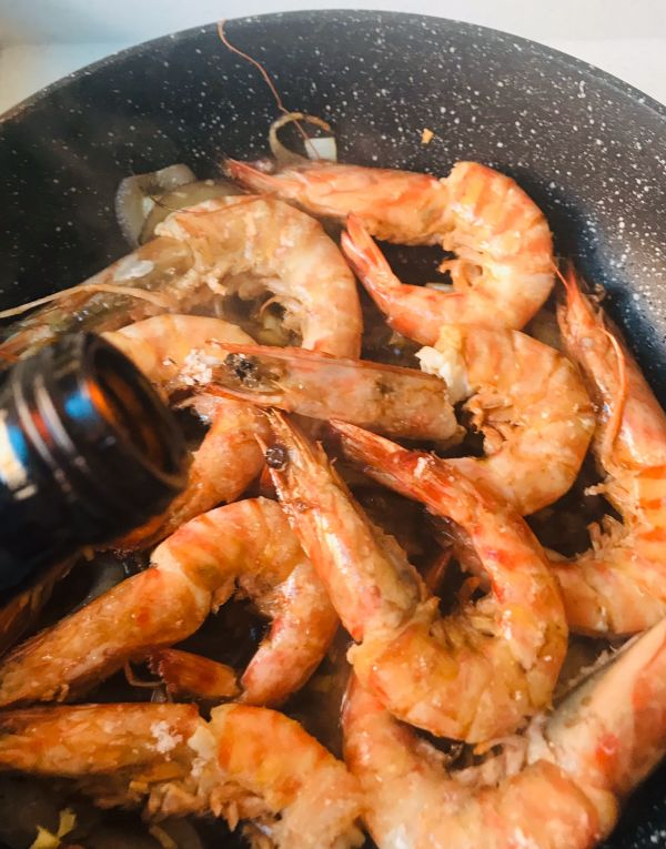 茄汁油焖斑节虾