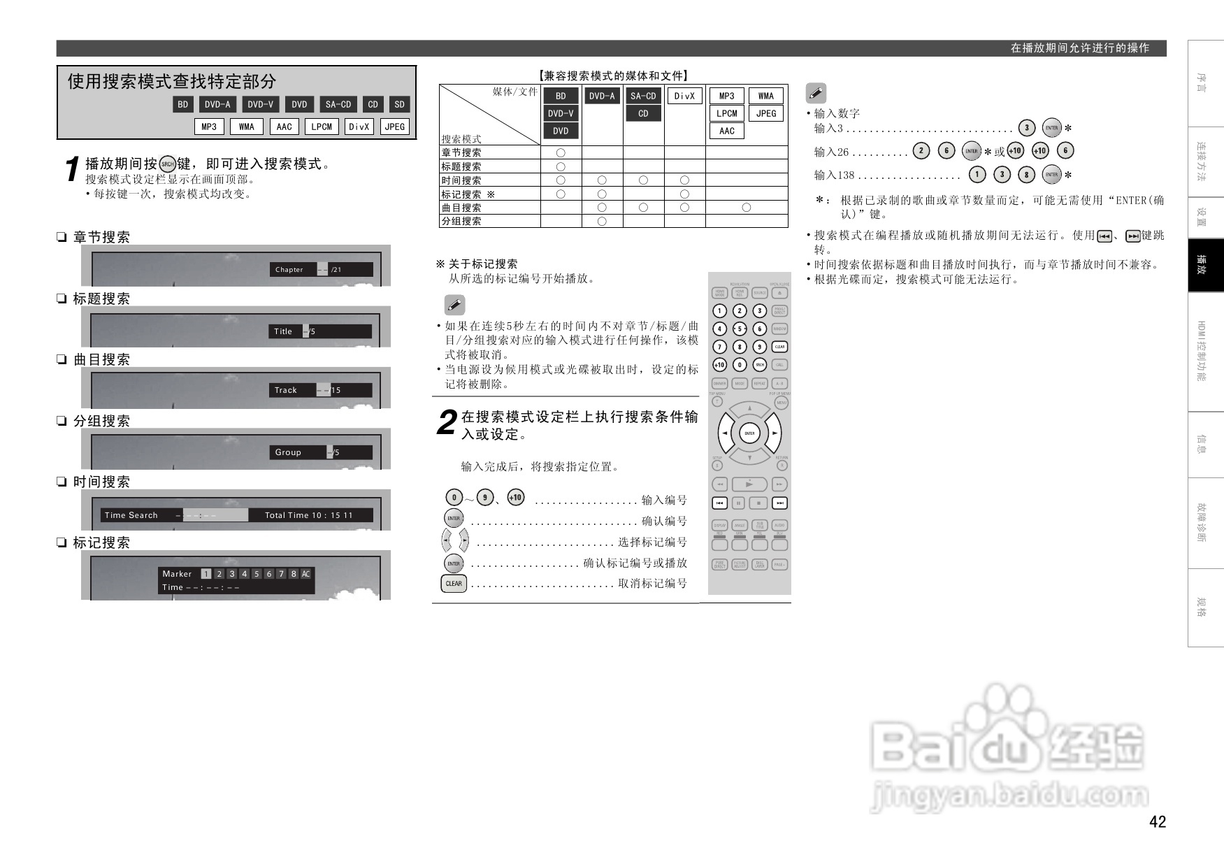 DENON DBP-4010UD通用蓝光播放机操作说明书:[3]