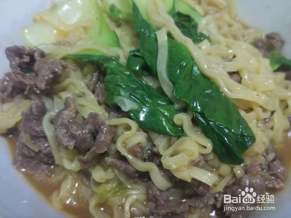 牛肉煮泡面怎么做