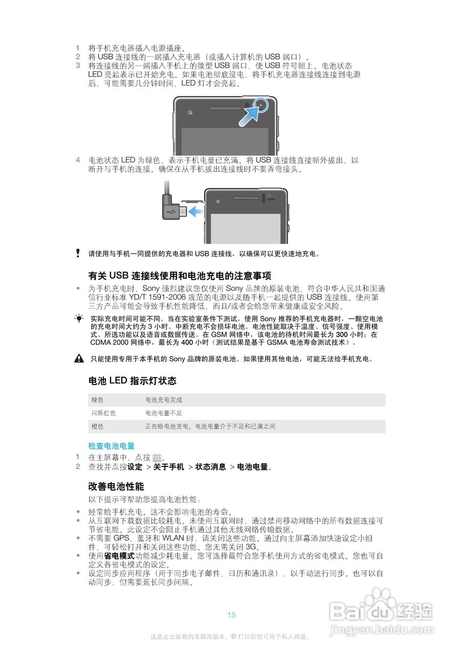 索尼爱立信LT25c手机使用说明书:[2]