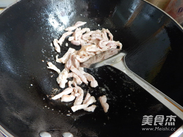 蒜苔炒肉丝的做法