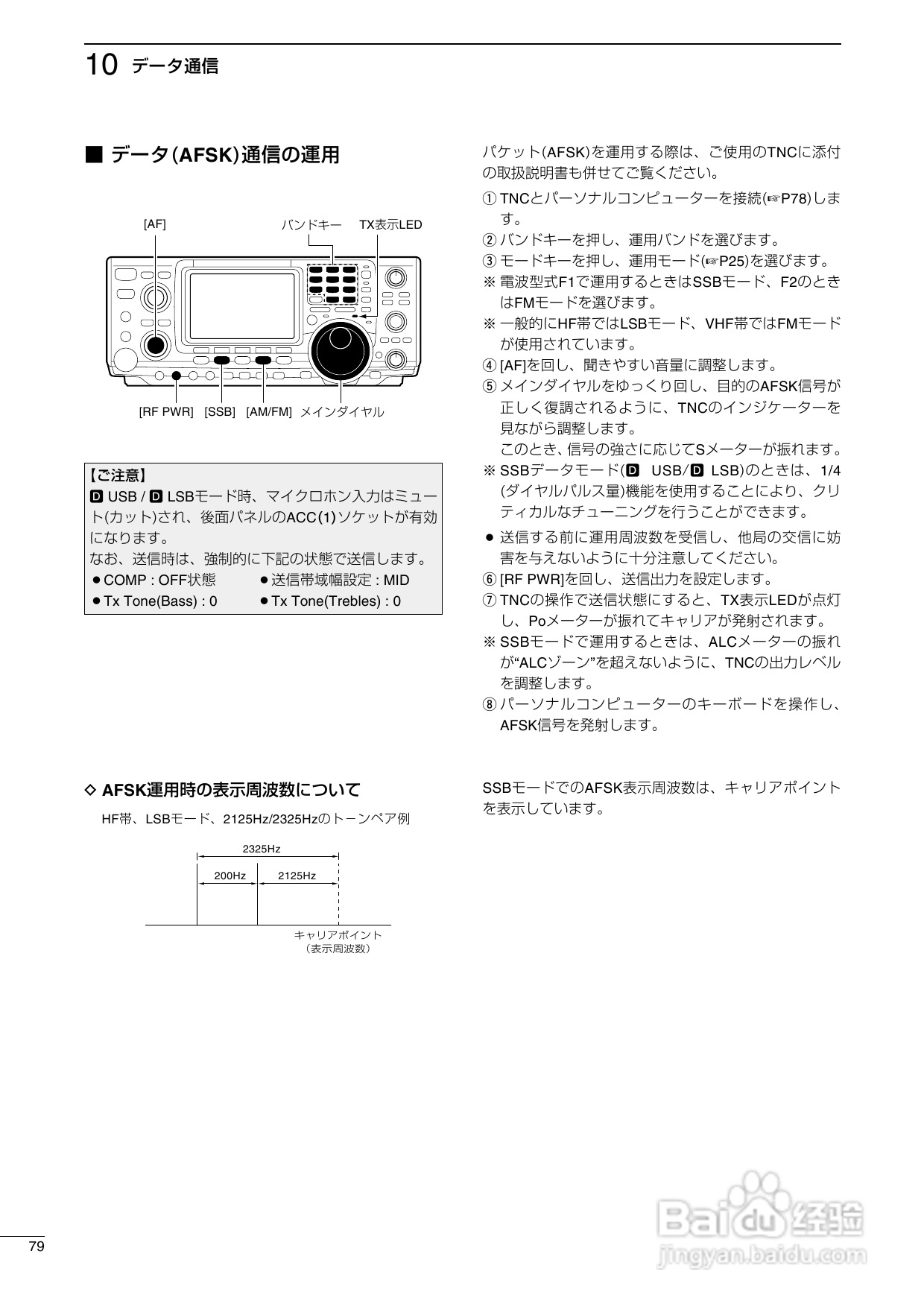 ICOM IC-7400台式短波电台使用说明书:[5]
