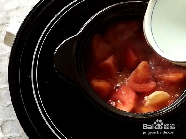教你做西红柿金针菇豆腐