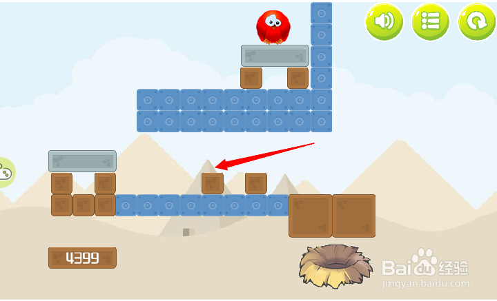 小游戏泡泡鸟历险记3第4关