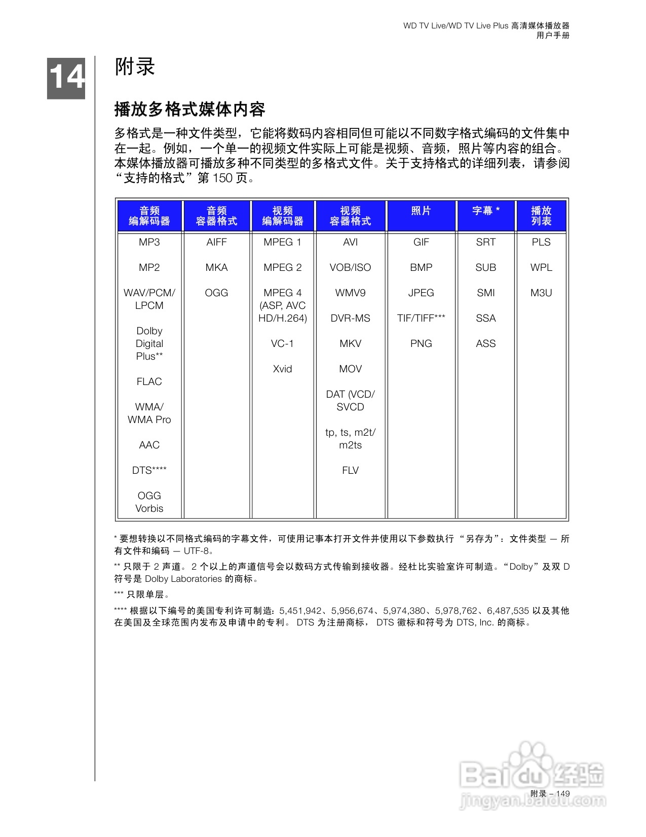 WD TV Live WD TV Live Plus高清媒体播放器用户手册:[8]