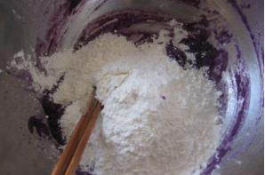 紫薯双色卷做法