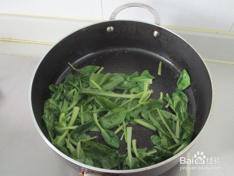 鸡毛菜肉丝炒面