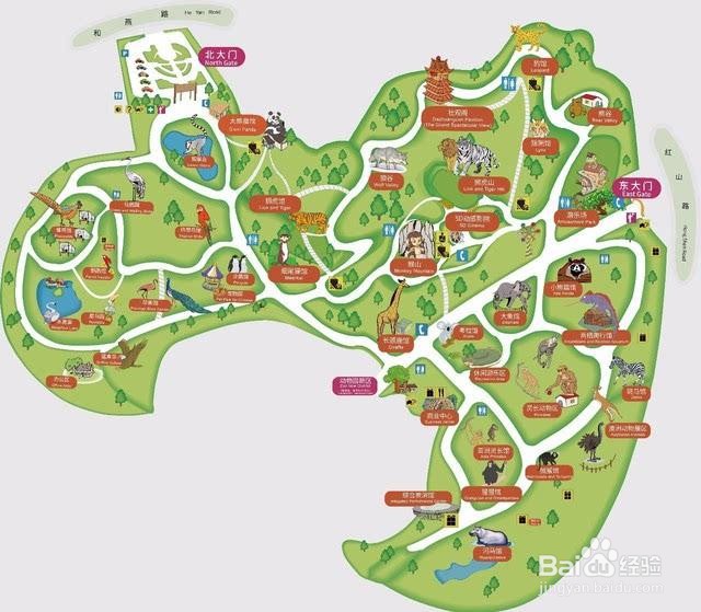 红山公园地图图片