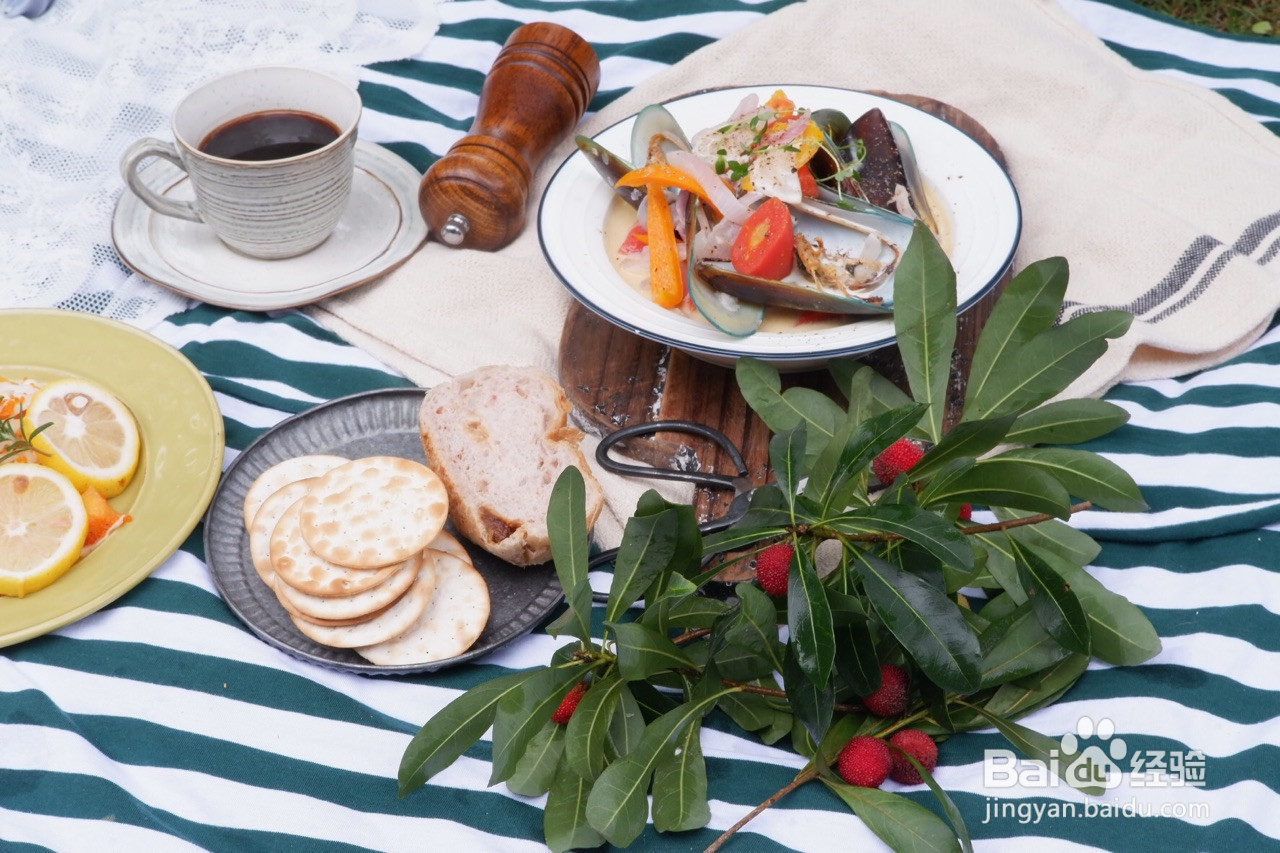 青口贝奶油汤的做法