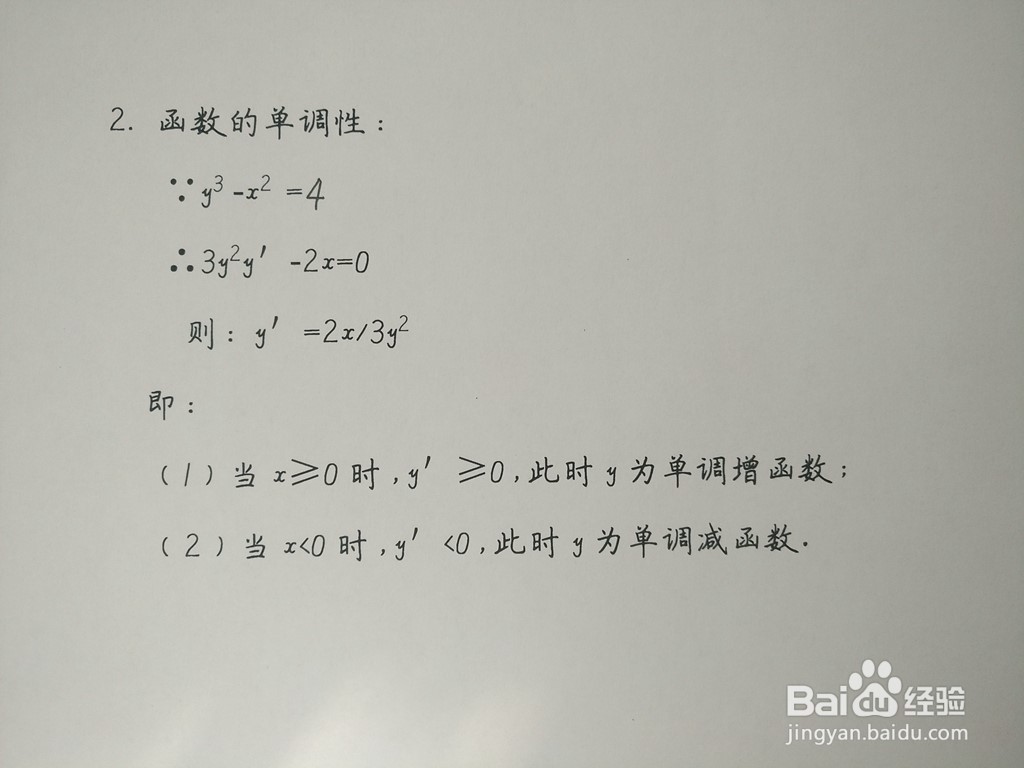 隐函数y^3-x^2=4的图像