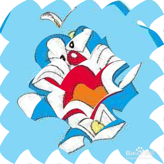 用python对图片进行错位处理