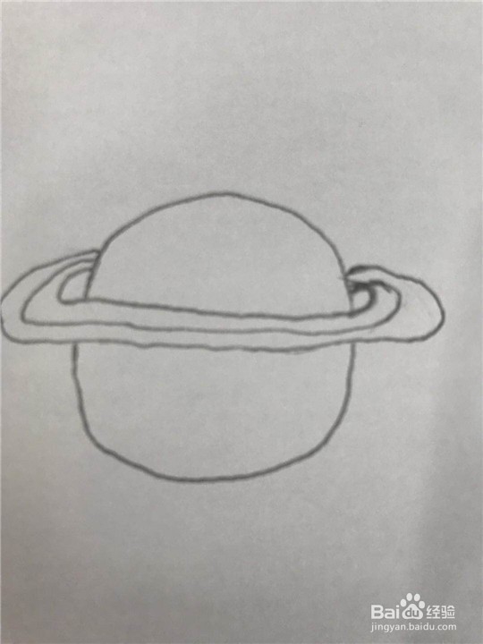 怎么画行星简笔画