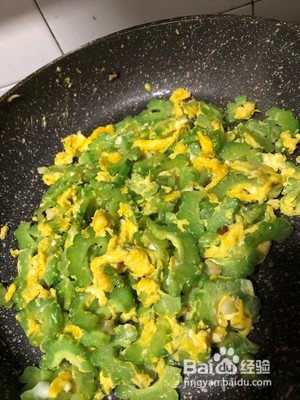 正宗苦瓜炒鸡蛋