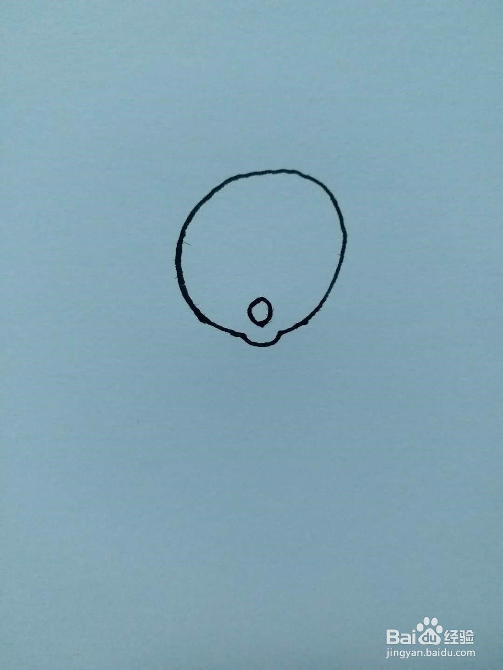 猴子的简笔画法1