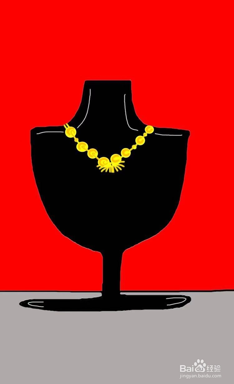 简笔画教程之项链