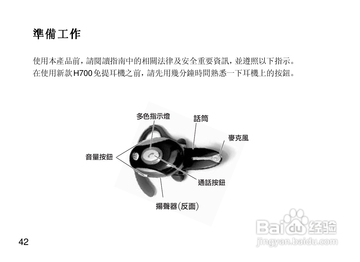 摩托罗拉H700蓝牙耳机使用说明书:[6]
