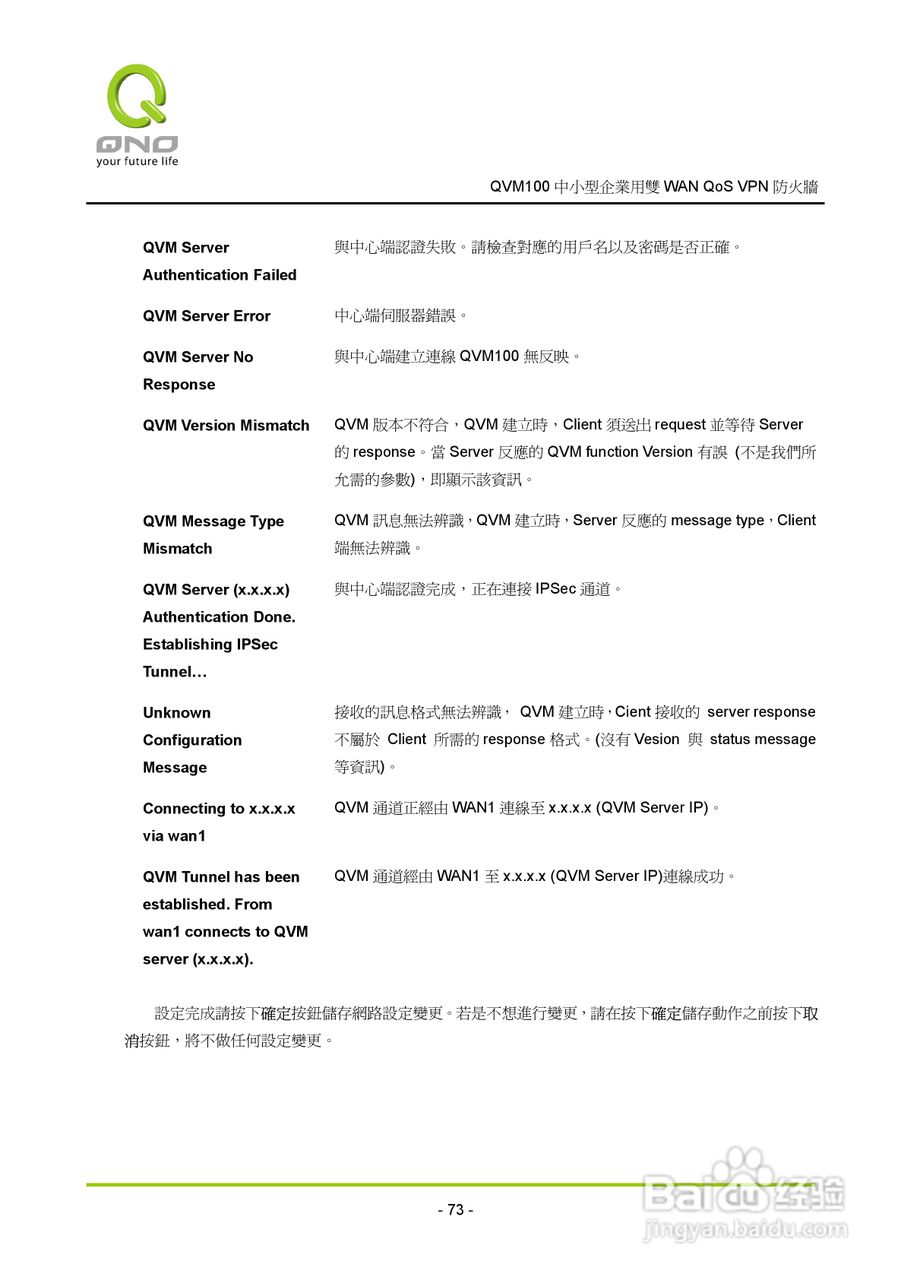 侠诺QVM100路由器使用说明书:[8]