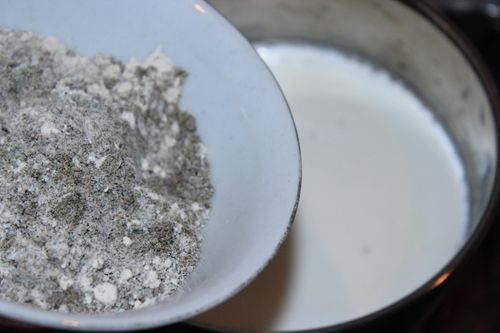 芝麻核桃燕麦糊