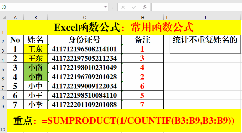 Excel函数公式:含金量极高的简单实用函数公式