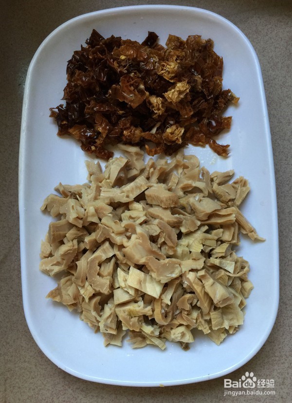 笋干炒腊肉的制作方法