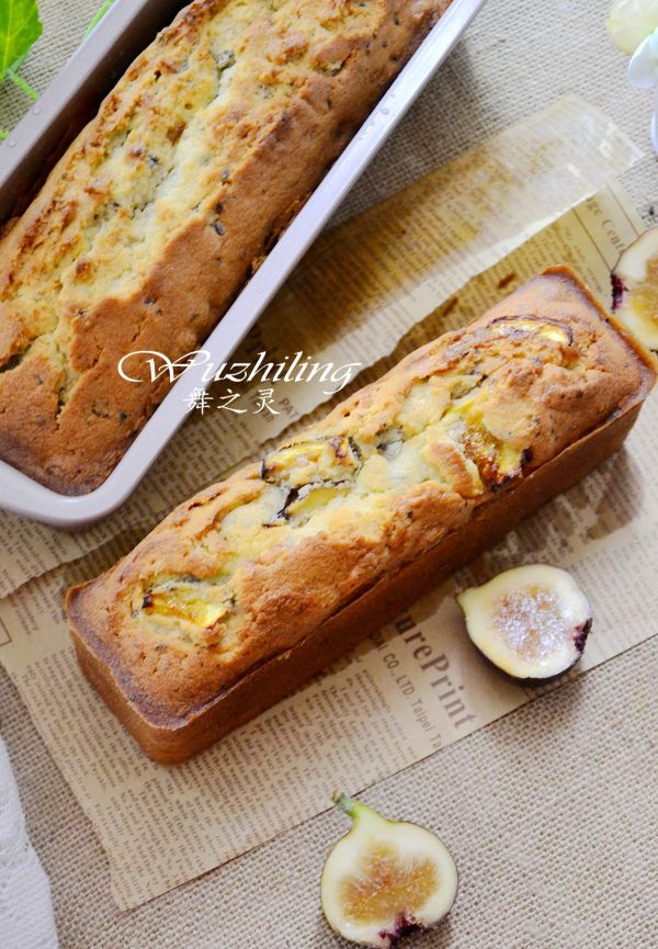 豆沙无花果磅蛋糕