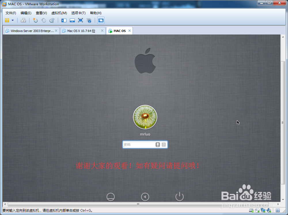 虚拟机能不能安装苹果系统?：[4]配置MAC系统