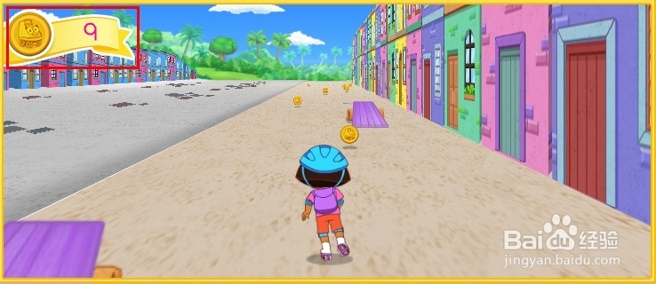 朵拉溜滑冰小游戏