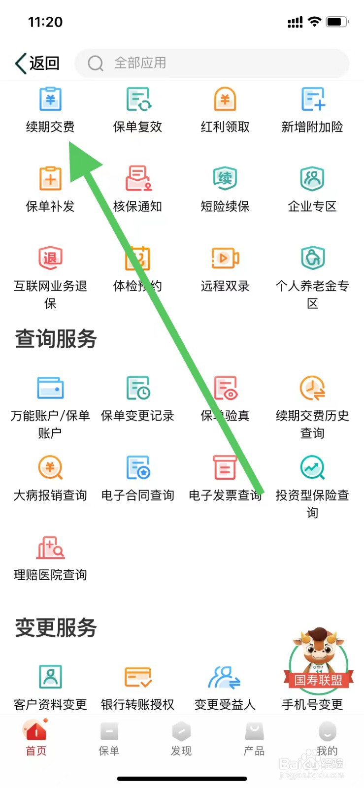 中国人寿寿险如何查看续期交费