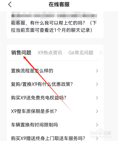 安卓版小鹏汽车如何查看销售问题