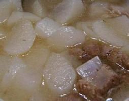 家庭菜萝卜炖排骨