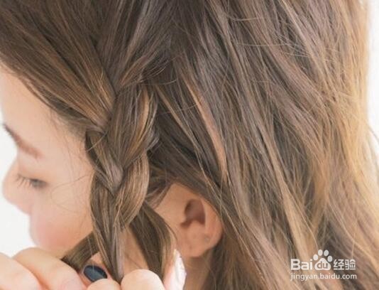 短发控也要当背影杀手 刘海编发能帮你