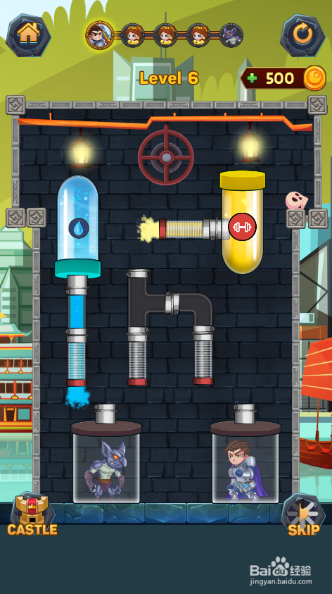 Hero Pipe Rescue的Level 6如何过关?