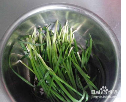 韭菜炒鸡蛋的做法