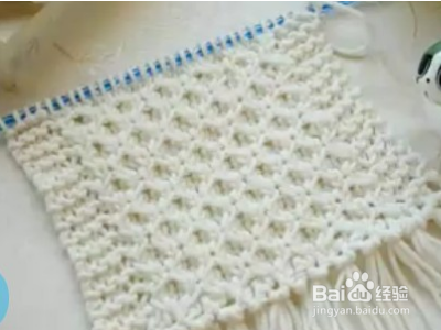 蜂窝针毛衣的织法图解针