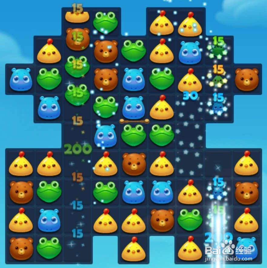 开心消消乐隐藏关133关怎么过