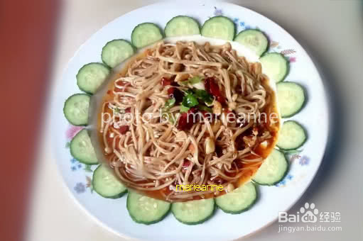 凉拌金针菇的做法