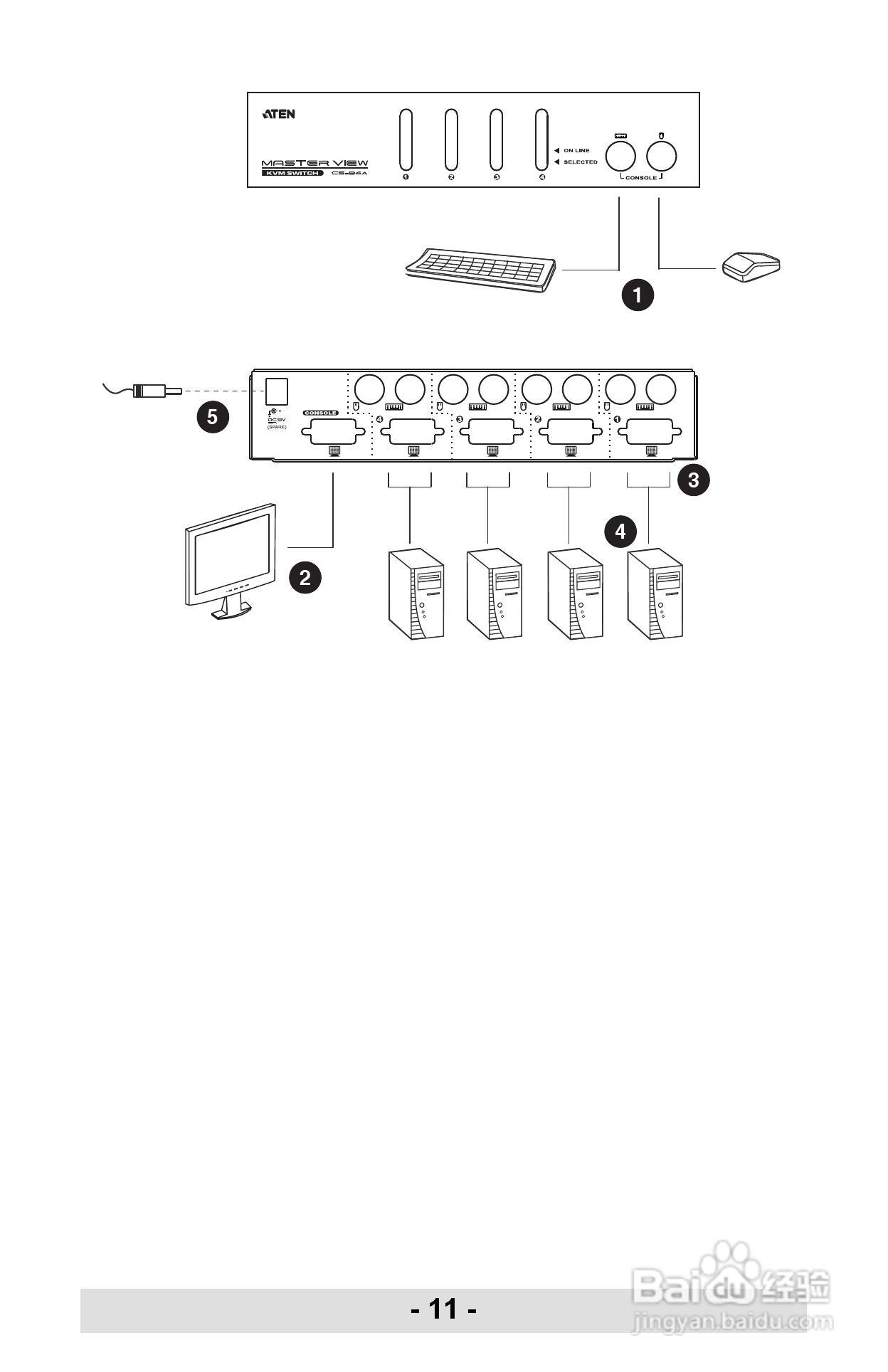 宏正CS-84A型多电脑切换器说明书