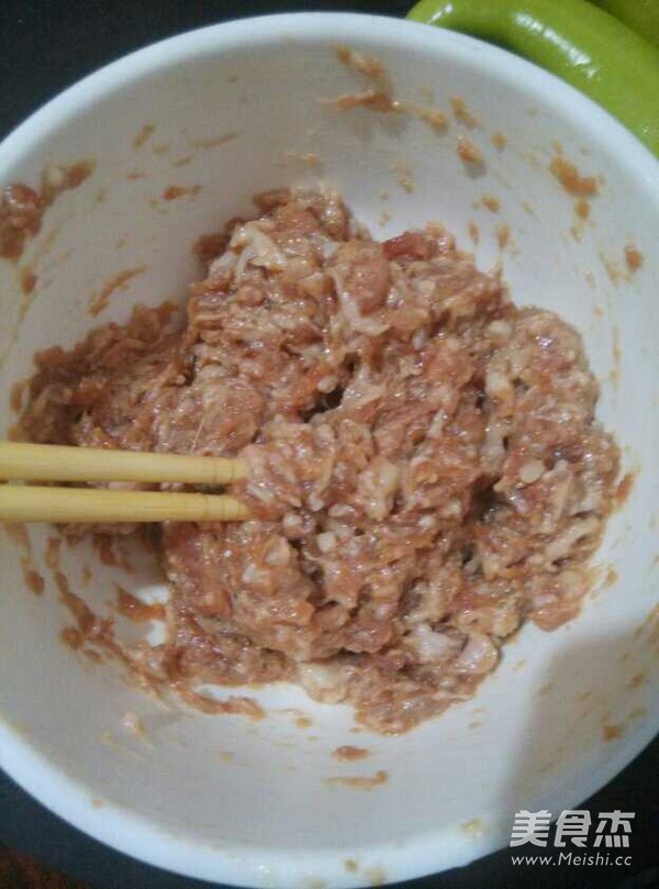 虎皮尖椒酿肉