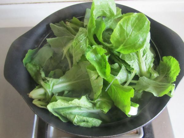 青菜豆腐丸子汤