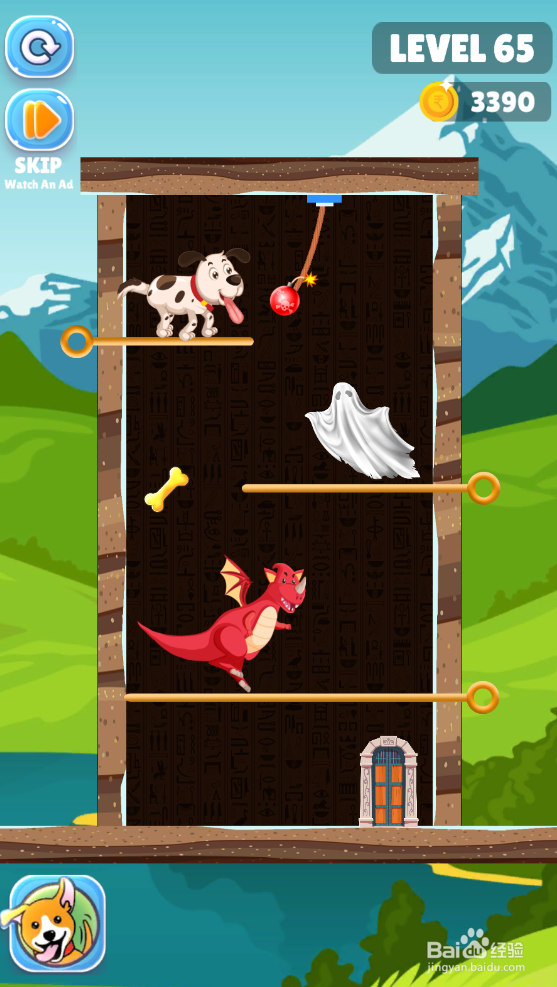 Save The Puppy的LEVEL 65怎样通关？