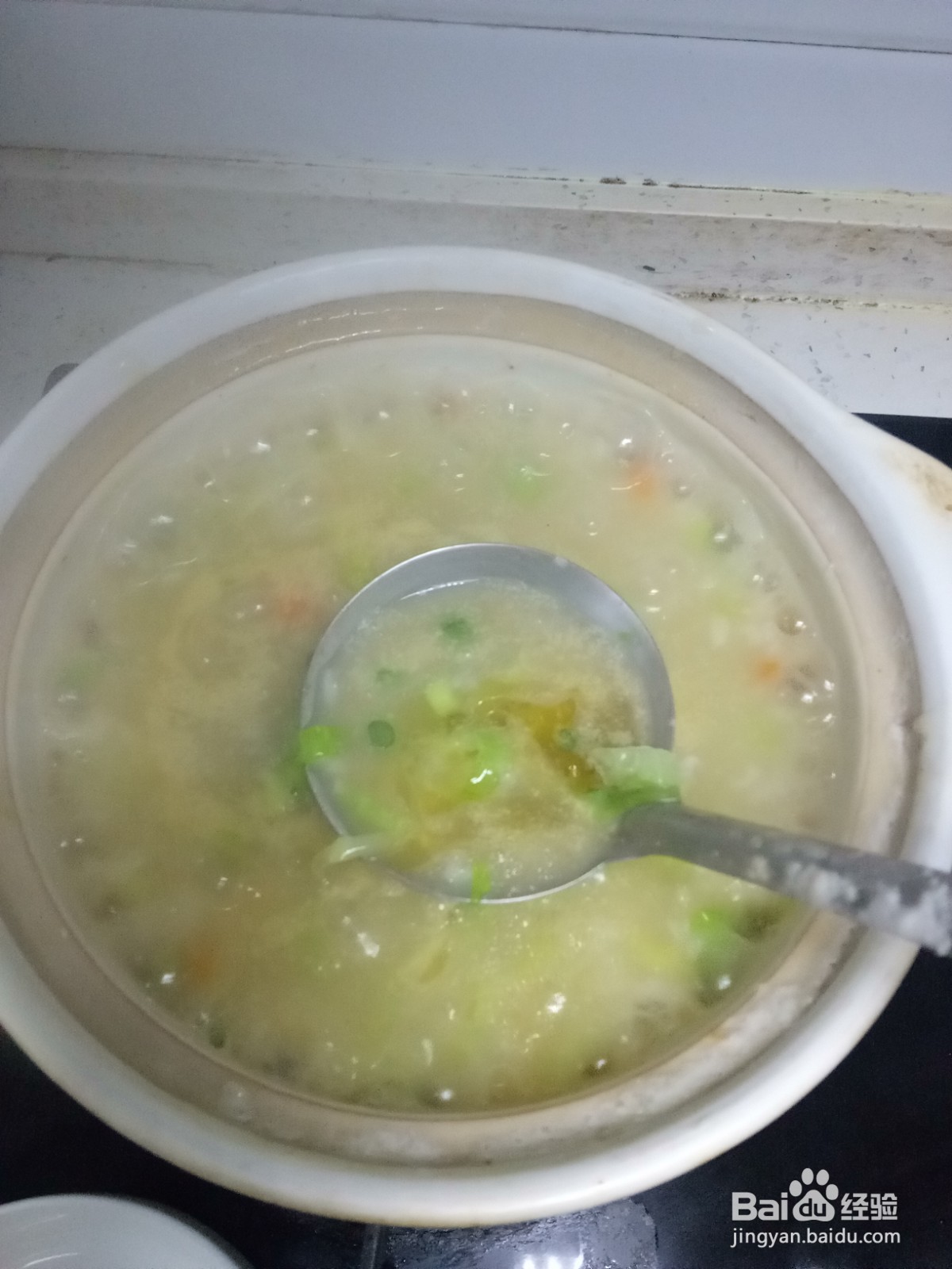 鸡柳生菜咸粥