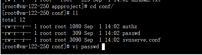 Linux 创建svn版本库方法