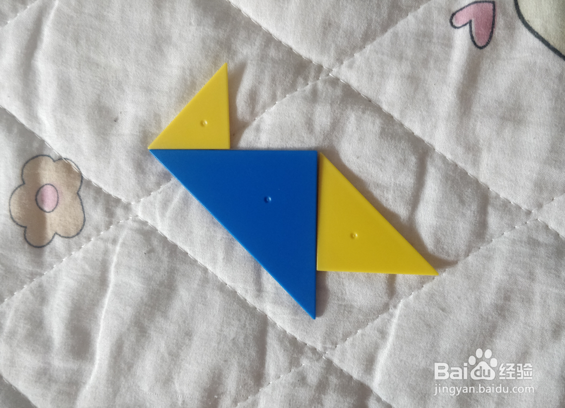 用唐图(七巧板)怎么拼一只可爱的沙皮狗?