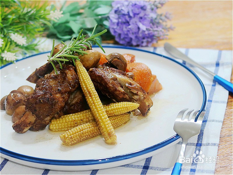 怎样做出家常菜系列之红酒时蔬炖肋排
