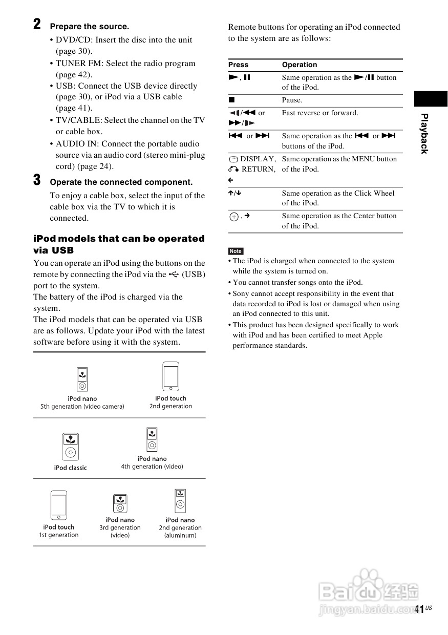 SONY DAV-DZ170/DZ171/DZ175音响用户手册:[3]