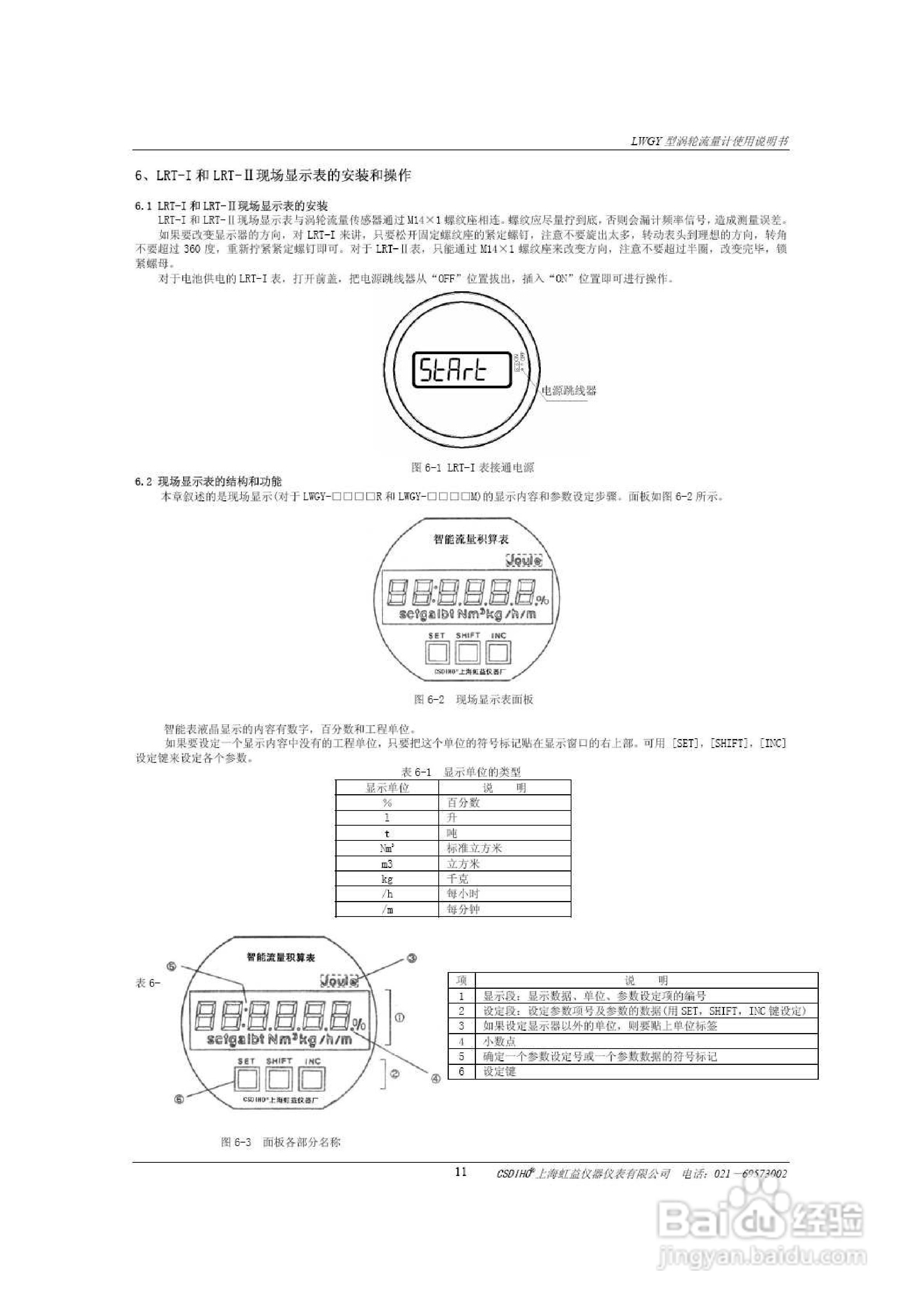 LWGY液体涡轮流量计说明书