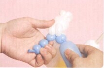 魔法气球造型系列之气球小木马