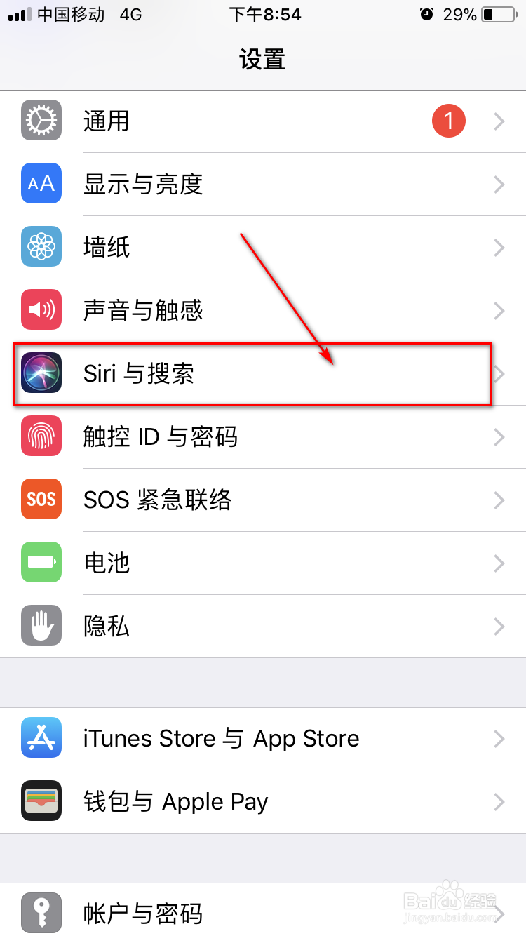 苹果手机的siri开启之后如何设置成英文模式
