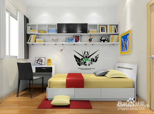 儿童房家具效果图案例 给孩子快乐健康环境